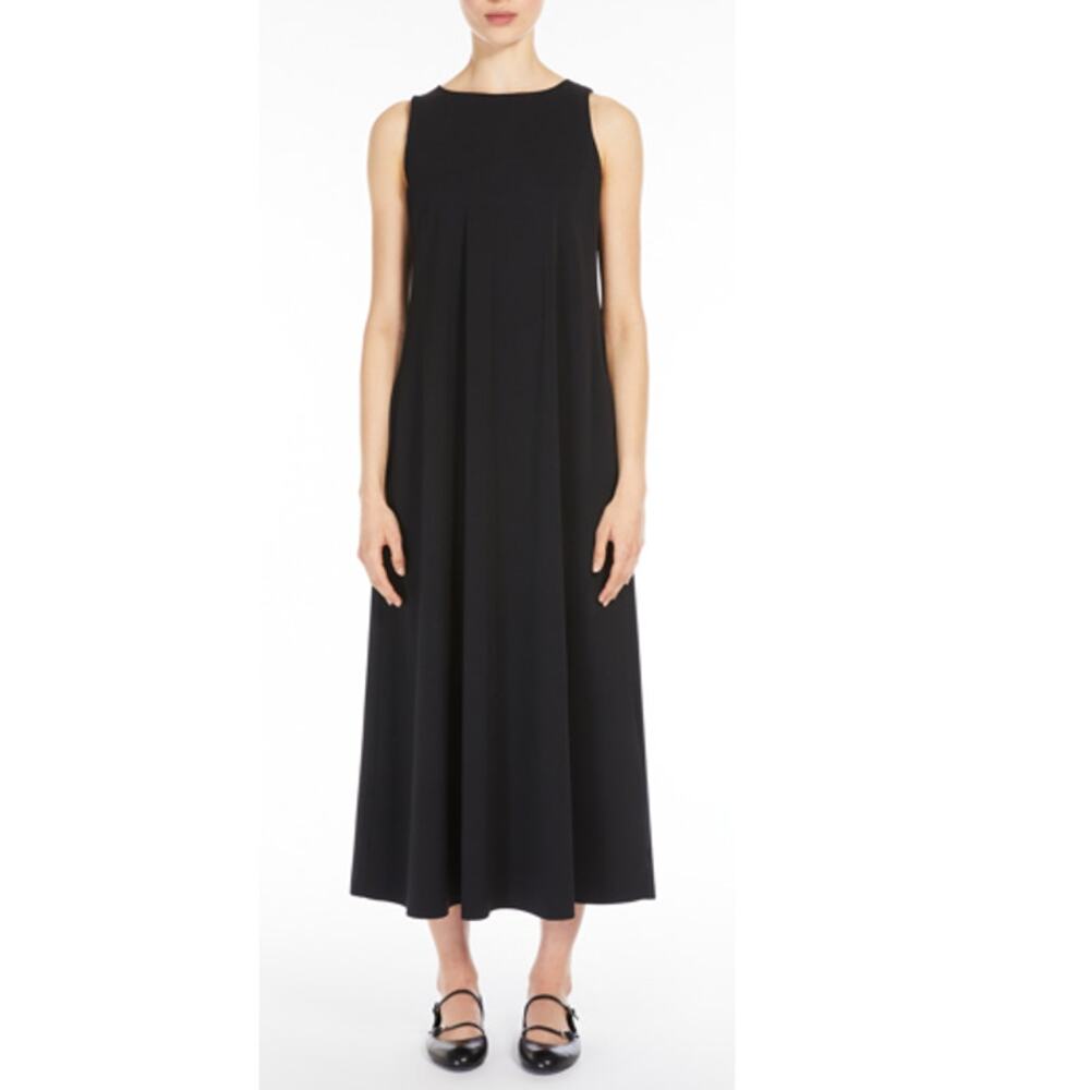 STUNNING!  MAXMARA Leisure Jersey Sleeveless Flared A-Line Dress $360 M